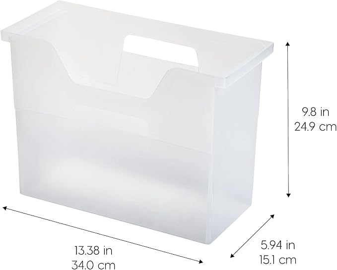 IRIS USA Medium Portable Desktop File Box - Image 2