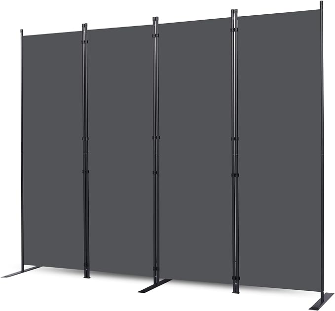 CHOSENM Wall Divider, 4 Panel Room dividers and Folding Privacy Screens by CHOSENM