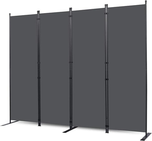 CHOSENM Wall Divider, 4 Panel Room dividers and Folding Privacy Screens by CHOSENM