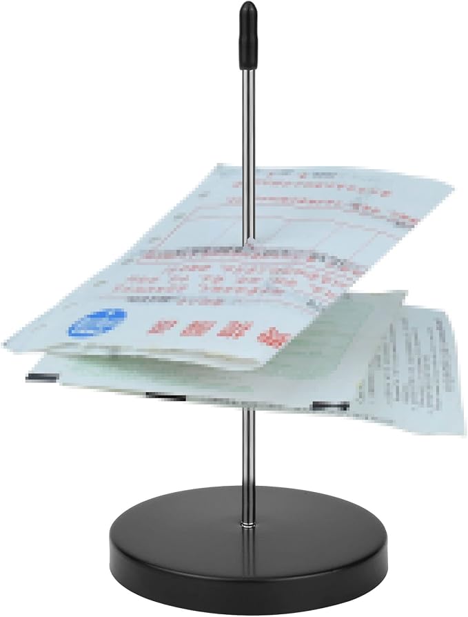 2 Pcs Ticket Spike, Receipt Spike Holder, Metal Bill Holder - Image 4