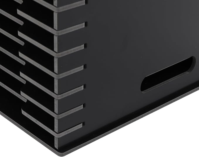 15-Slot Desktop File Organizer Rack, Vertical PVC Paper Storage Shelf - Image 7