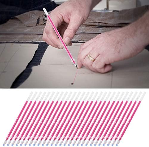 TOPINCN 100Pcs Fabric Marker Pen Refill, Heat Erasable Pens Refill Fabric High Temperature Disappearing Pens Refill Fabric Marker Pen Tailoring Tool for Fabric Quilting Sewing-DeskLoop Office