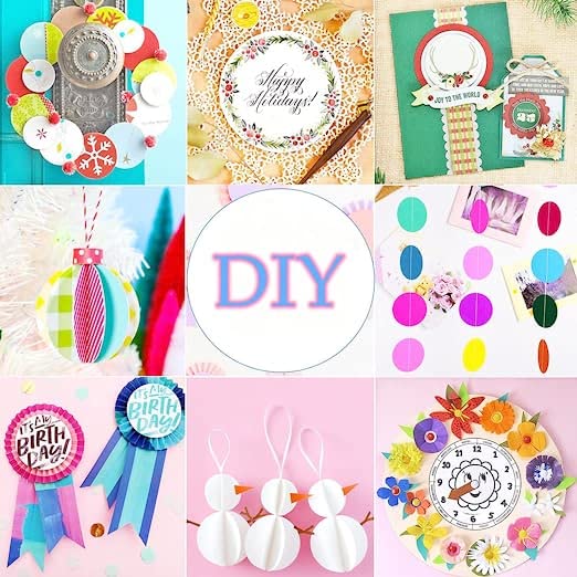 CADY Crafts Punch 1/2 inch(12mm Circle Punches Craft Lever Punch Handmade Paper - Image 8