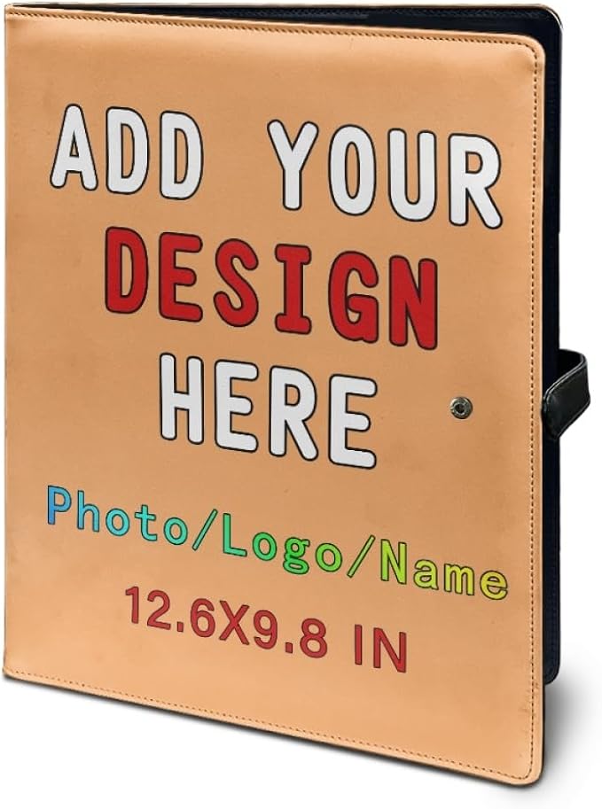 Personalized Padfolio with Logo Photo Name, Custom Business Portfolio Folder - Image 5