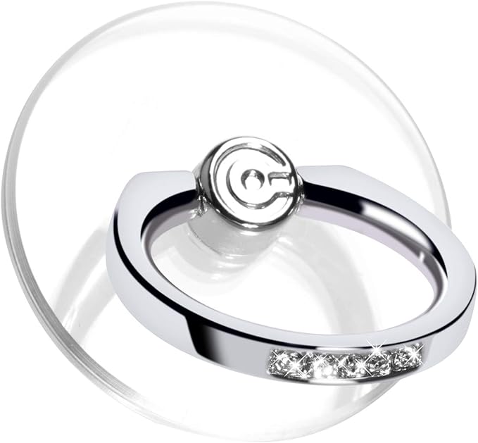 Transparent Phone Ring Holder Grip by EI+Sonador