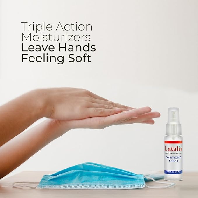 Hand Sanitizer Spray - Pack of 24 Unscented Spray Hand Sanitizer for Hands (1.85 fl. oz & 55 ml)-DeskLoop Office