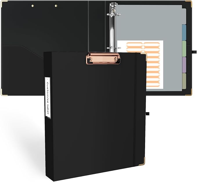 Ospelelf 3 Ring Binder, 1.5 Inch, Cute Letter Size by OspelelfOfficeSupplies