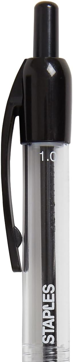 STAPLES Retractable Ballpoint Pens, Medium Point 1.0mm, 36 Pack – Reliable - Image 2