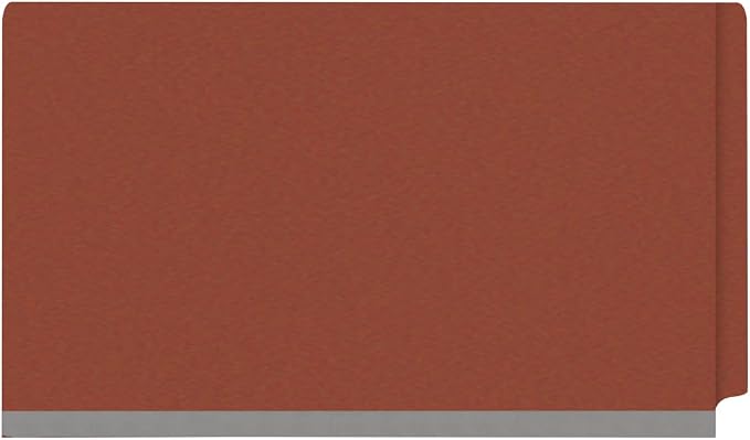 Ecom Folders End Tab Pressboard Classification Folders | Legal Size 25 Pt Stock - Image 3
