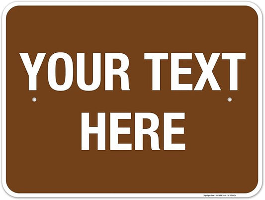 Custom Sign, Personalized Metal Signs, Customize by SigoSigns