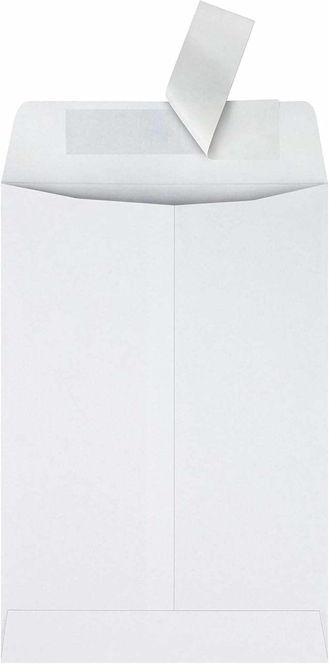 Quality Park 6-1/2 x 9-1/2 Catalog Mailing Envelopes, 28 lb White Wove Paper - Image 4