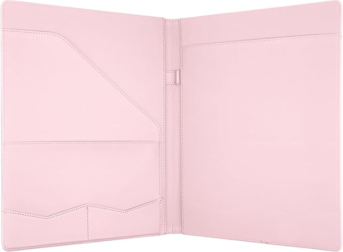MOWPOG Professional Padfolio Portfolio Binder, Faux Leather Interview Resume - Image 2