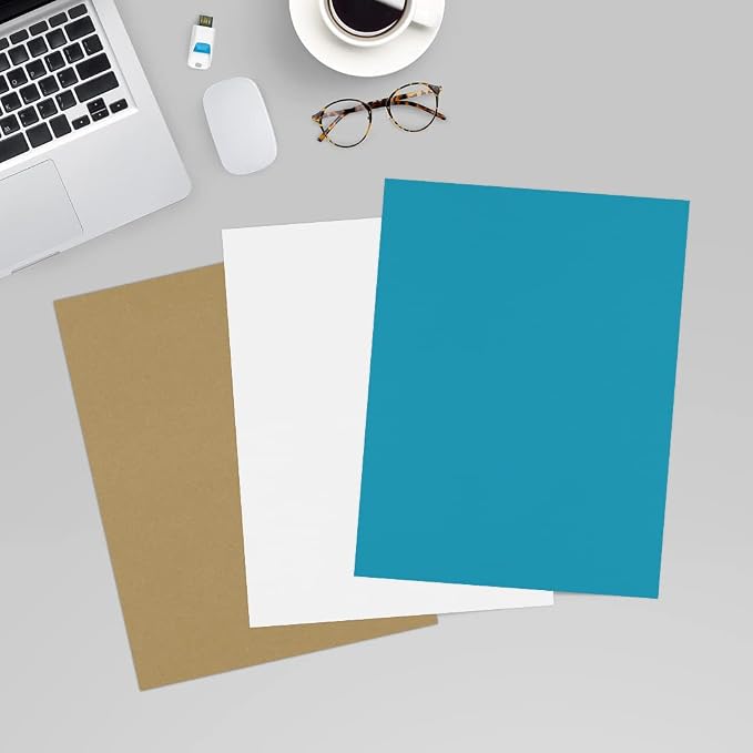 LUXPaper 8.5" x 11" Paper | Letter Size | Bright Blue | 60lb. Text | 500 Qty - Image 6