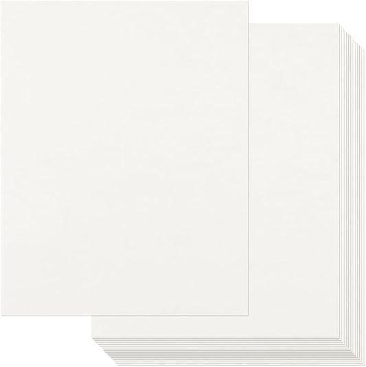 Epakh 200 Sheets Old Age Parchment Paper 8.5 x 11 Inch Standard Letter Vintage Colored Old Parchment Semblance Double Side Printing Paper(White)-DeskLoop Office