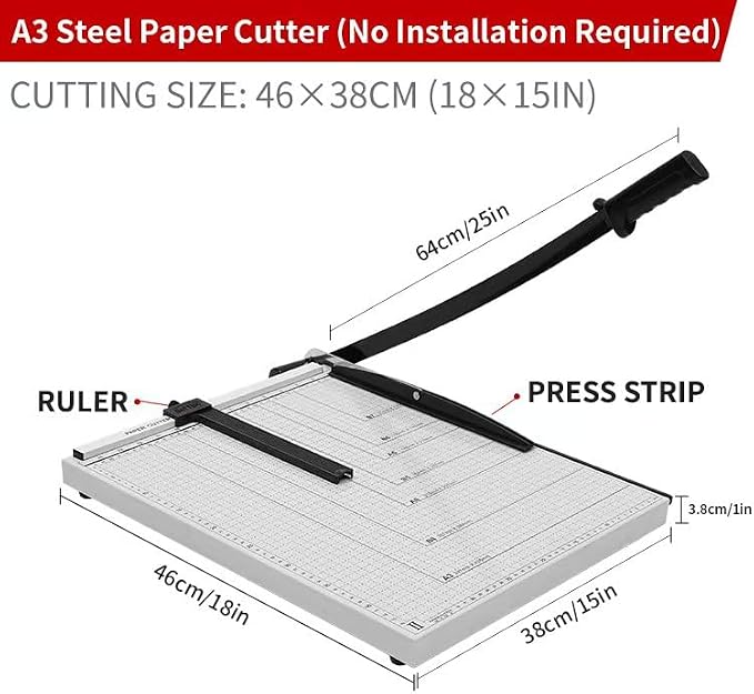 Guillotine Paper Cutter 18 Inch - Image 3