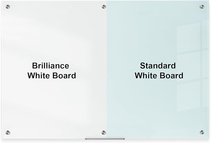 Large Glass Whiteboard, 72 x 48 Inches Magnetic Glass Dry Erase Board - Image 5