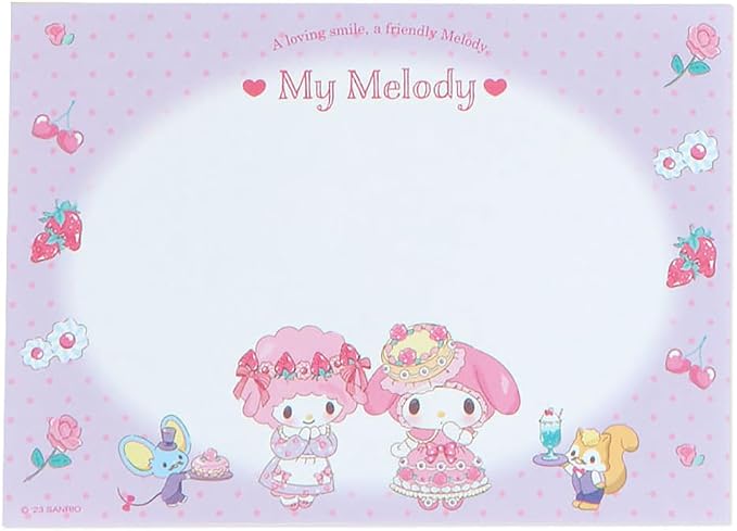 Sanrio My Melody 8 Design Memo 016951 - Image 11