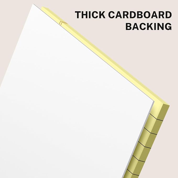8 Pack Note Pads 5 x 8 Inch, Perforated Notepad 5 x 8 Lined Writing Pads - Image 4