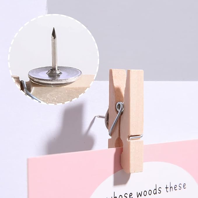 DOSEWART Push Pin Clips for Cork Board, Cubicle and Classroom Decor - Image 3