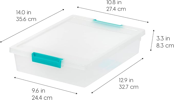 IRIS USA 6 Qt. Craft Storage Bins - Image 2