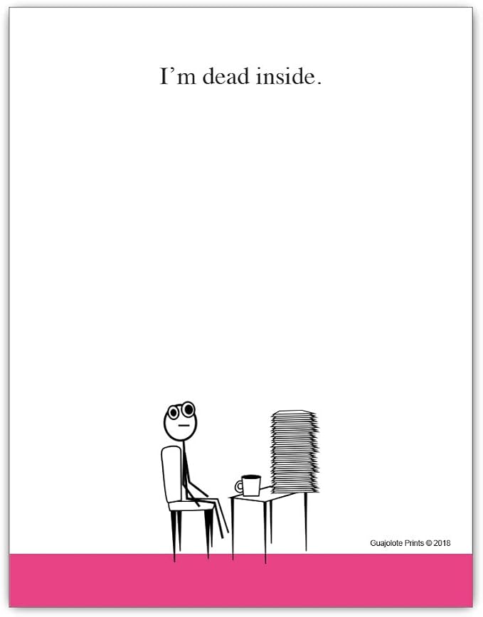 Funny Notepads 4 X 5.25 inch, Humorous Office Gift - Image 4