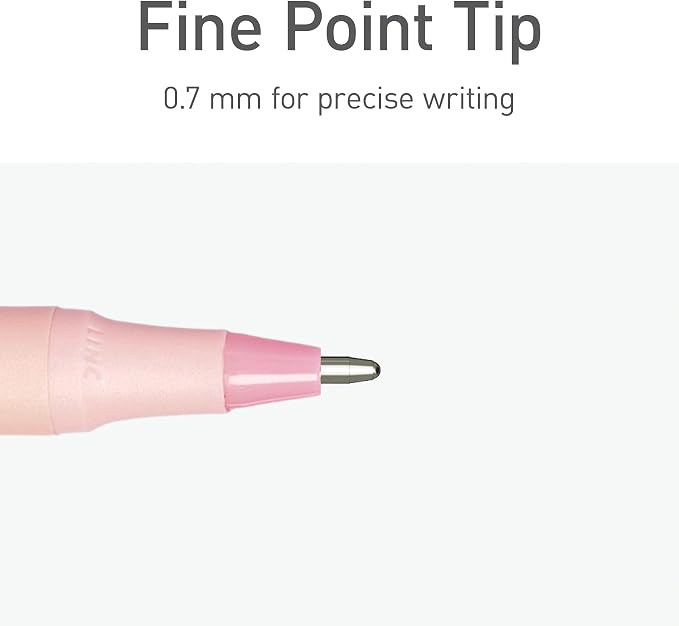Pentonic Ballpoint Pens, Frosted Pale Pink Barrel - Image 5