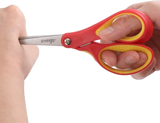 LIVINGO 5" Small School Student Blunt Kids Craft Scissors, Sharp Stainless - Image 3
