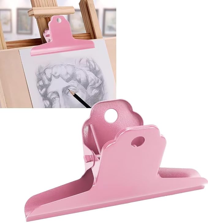2PCS Extra Large Binder Clips Metal Bulldog Clips Large Paper Clamps Holder - Image 2