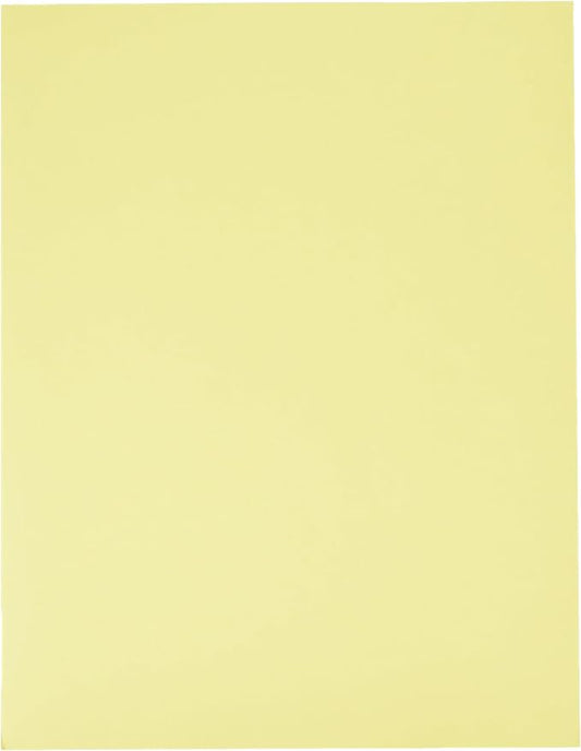 LUXPaper 8.5" x 11" Paper | Letter Size | Pastel Canary Yellow | 60lb. Text | by LUXPaper