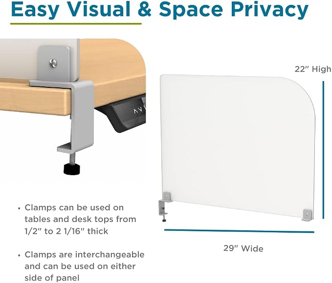 Desk Divider for Students and Desk Privacy Panel. Office Partitions and Ideal - Image 4