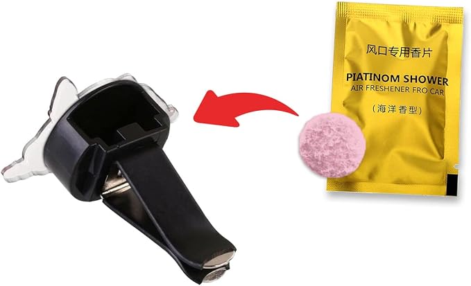 WIRESTER Fresh Scented Car Air Freshener Vent Clip, Decorative Accessories - Image 4