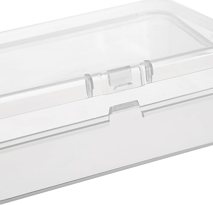 JUXYES 6 Pack Small Plastic Storage Containers Box - Image 8