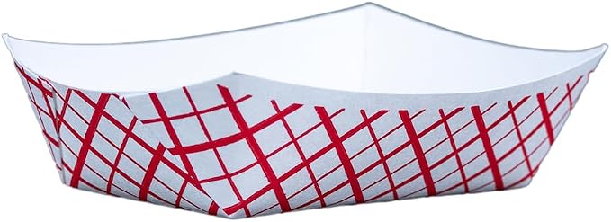 Southern Champion Tray 0405 #40 Southland Paperboard Red Check Food Tray by SouthernChampionTray