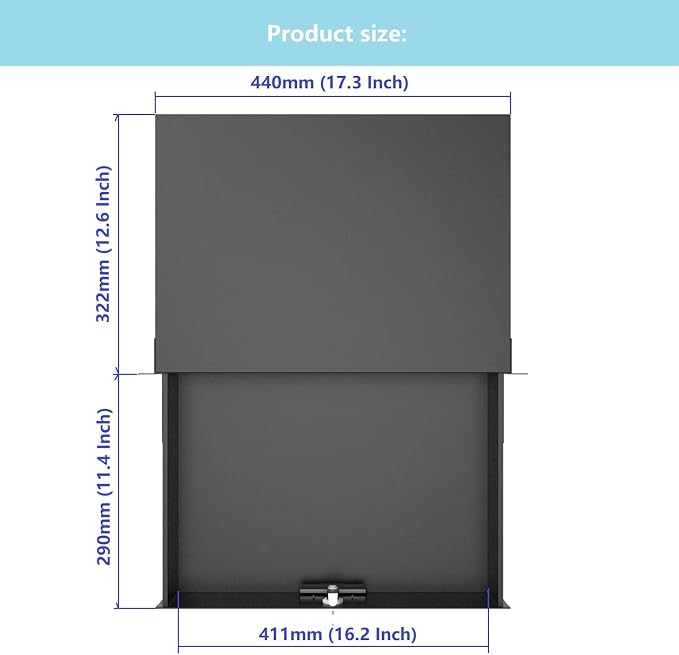 QiaoYoubang 3U Server Cabinet Case 19 Inch Rack Mount Lockable Drawer - Image 8