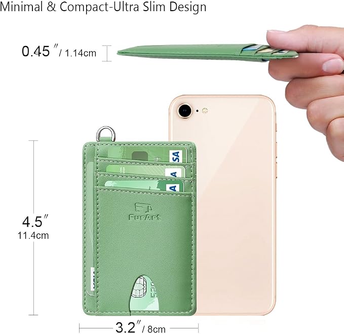 FurArt Slim Minimalist Wallet RFID Credit Card Holder - Image 7