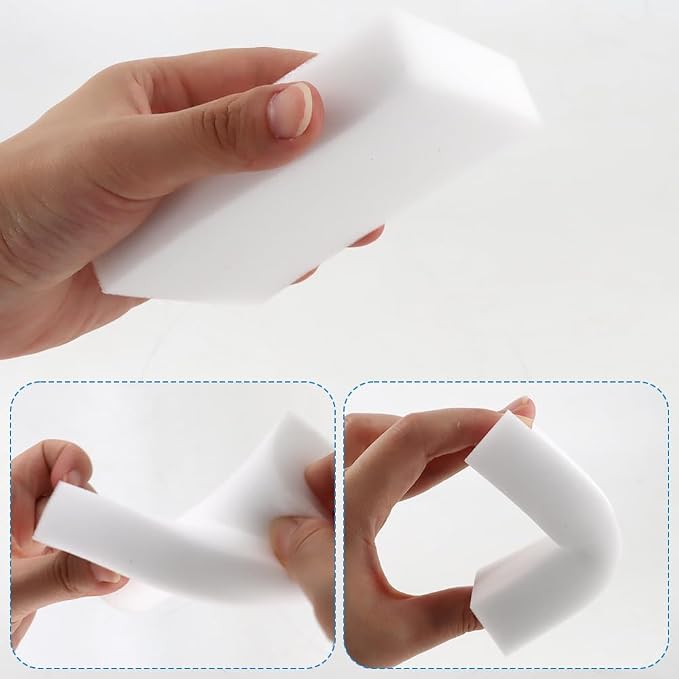 20 Pack Melamine Sponges Multi-Functional Cleaning Sponge Eraser - Image 4