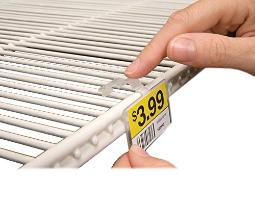 2.25" L x 1.25" H Plastic Cooler/Refrigerator UPC Label Holder Clip Organizer - Image 4