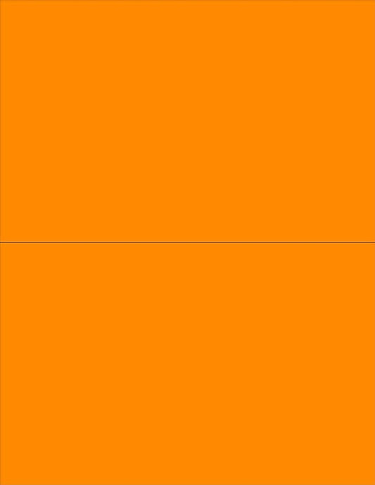 NextDayLabels - 8-1/2 x 11 Neon Color High Light Fluorescent Labels by NextDayLabels
