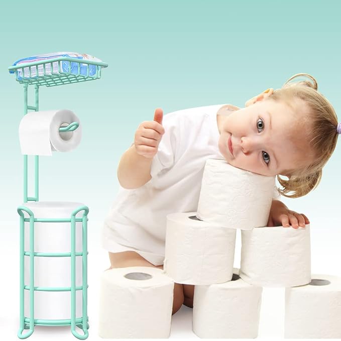 Toilet Paper Roll Holder Stand Nautical Bathroom Tissue Dispenser - Image 2