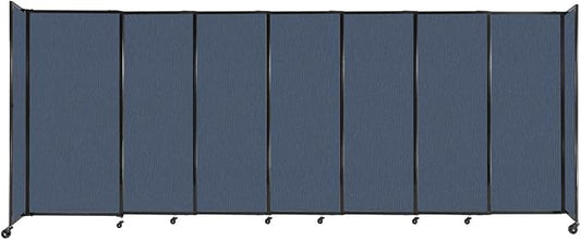 Versare Straightwall Sliding Portable Wall Partition | Freestanding Office by VERSARE