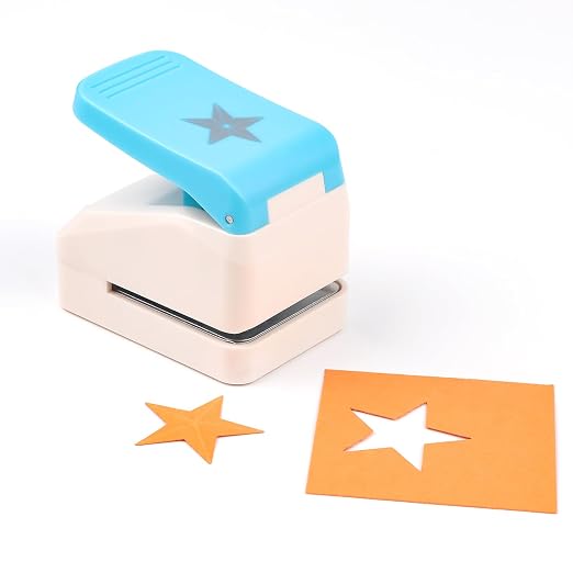 Star Hole Punch, 1.4 inch Star Paper Punch, 3D Embossing Lucky Stars Paper - Image 8