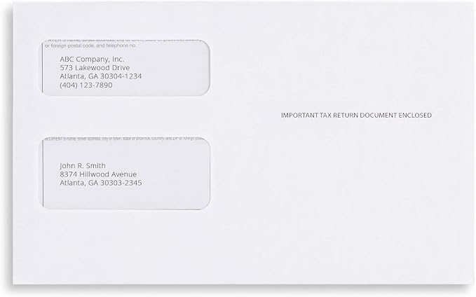 50 1099 Tax Envelopes Self-Seal Designed - Image 6