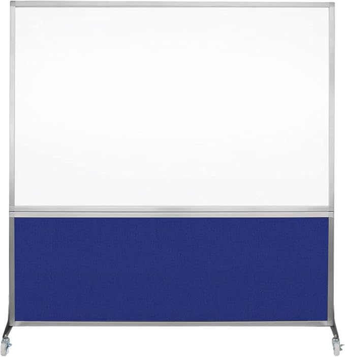 DivideWrite Mobile Whiteboard | Double Sided Dry Erase Board | Portable Office by VERSARE