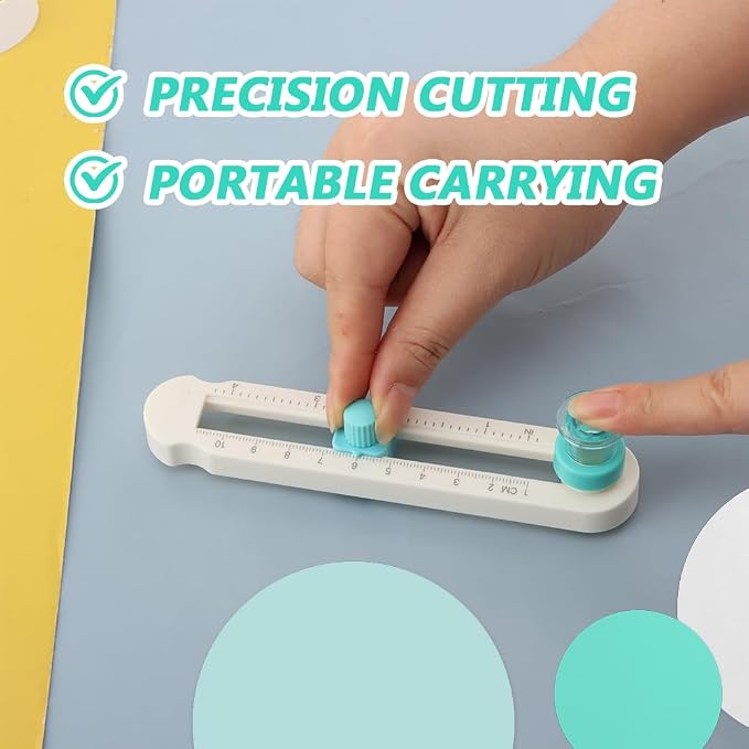 Circle Cutter for Paper, 4 Blades Rotary Knife, 0.6"-4" Radius, Card Making/DIY - Image 6