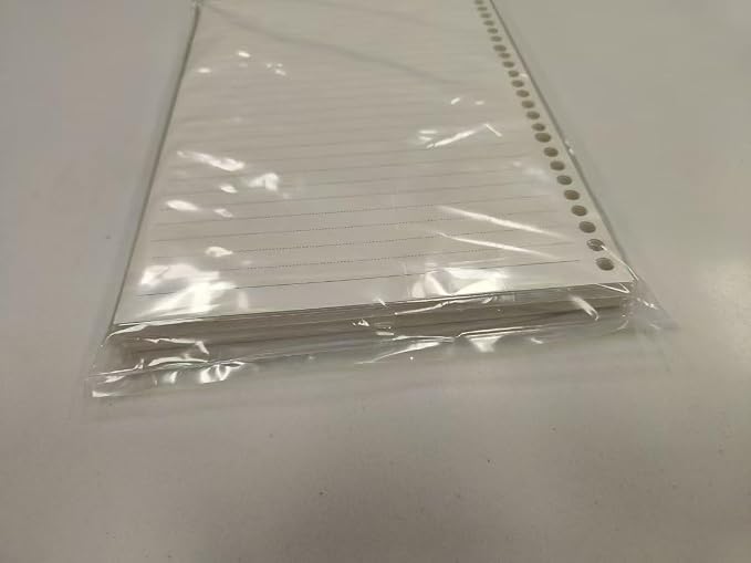 6 Pack A6 6 Holes Binder Name Card Holder Plastic Business Card Organizer - Image 5