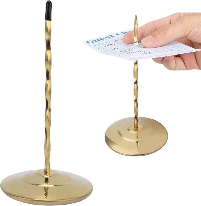 Ticket Spike, Receipt Holder, Non-Slip Receipt Spike, Stainless Steel Ticket - Image 5