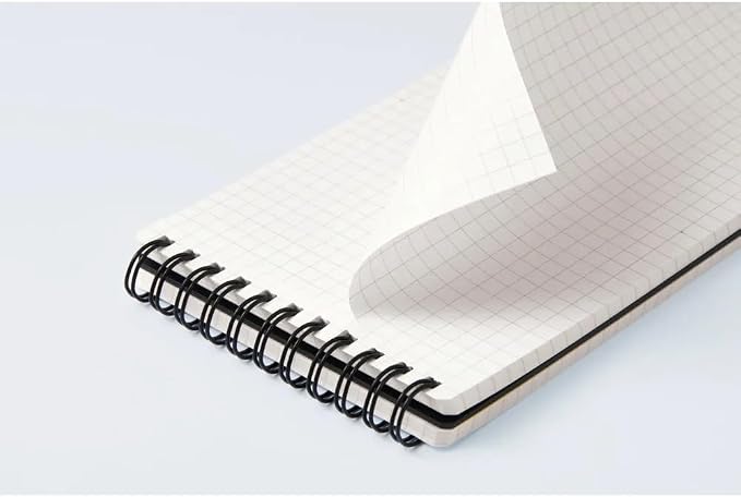 Maruman Mnemosyne Grid Notebook- Horizontal 3.94" x 7.09" Layout, 80 Sheets / - Image 6