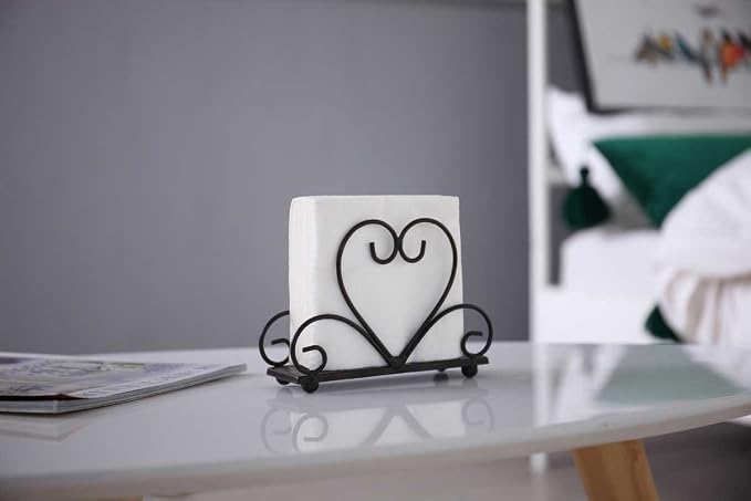 Metal Table Napkin Holder Freestanding Tissue Dispenser - Image 4