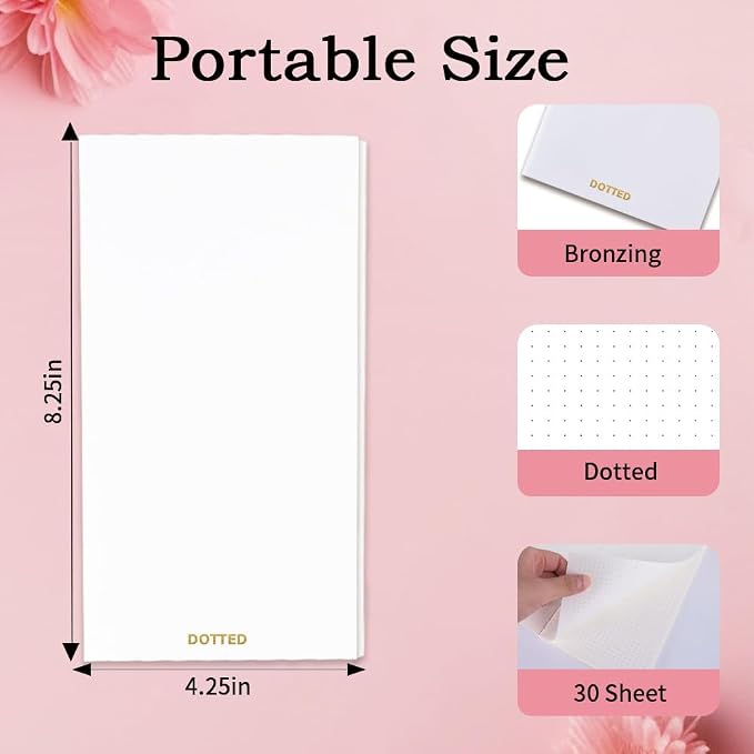 Travelers Notebook Inserts, Small Dotted Notebooks, Standard Regular TN Journal - Image 2
