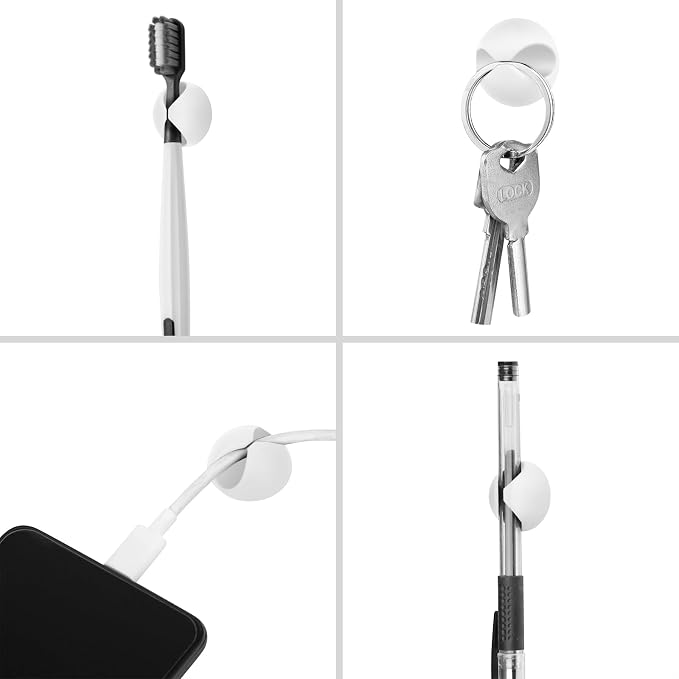Flezoo Cord Holder Cable Clips, Office or Mouse - Image 6